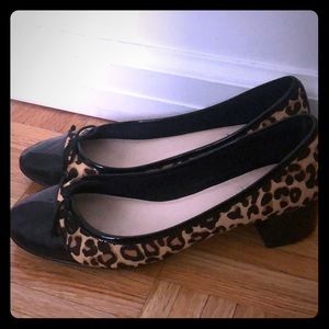 Cole Haan Real Fur Grand OS Cheetah Print Pumps
